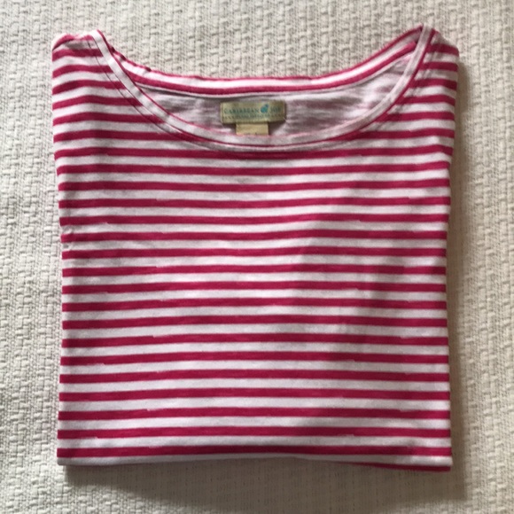 Caribbean Joe striped/patterned top - Picture 2 of 4